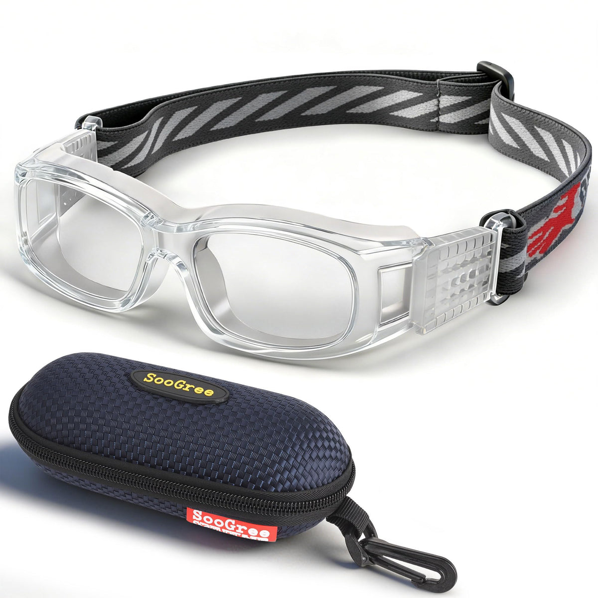 SooGree Kids Sport Glasses Basketball Football Goggles Glasses Boys Safety Eyewear Anti Shock Collision Glasses Frame