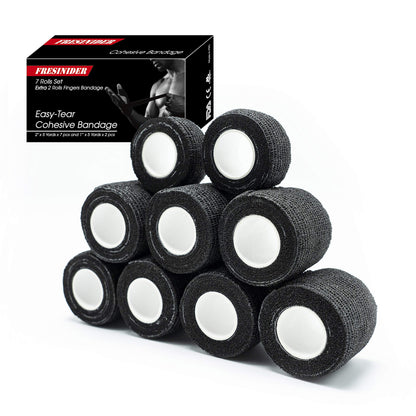 FRESINIDER 16 Rolls Self Adhesive Wrap Athletic Tape Gauze,Medical Bandage,Breathable Elastic Cohesive Bandage for Sports Injury & Pet (Camo)