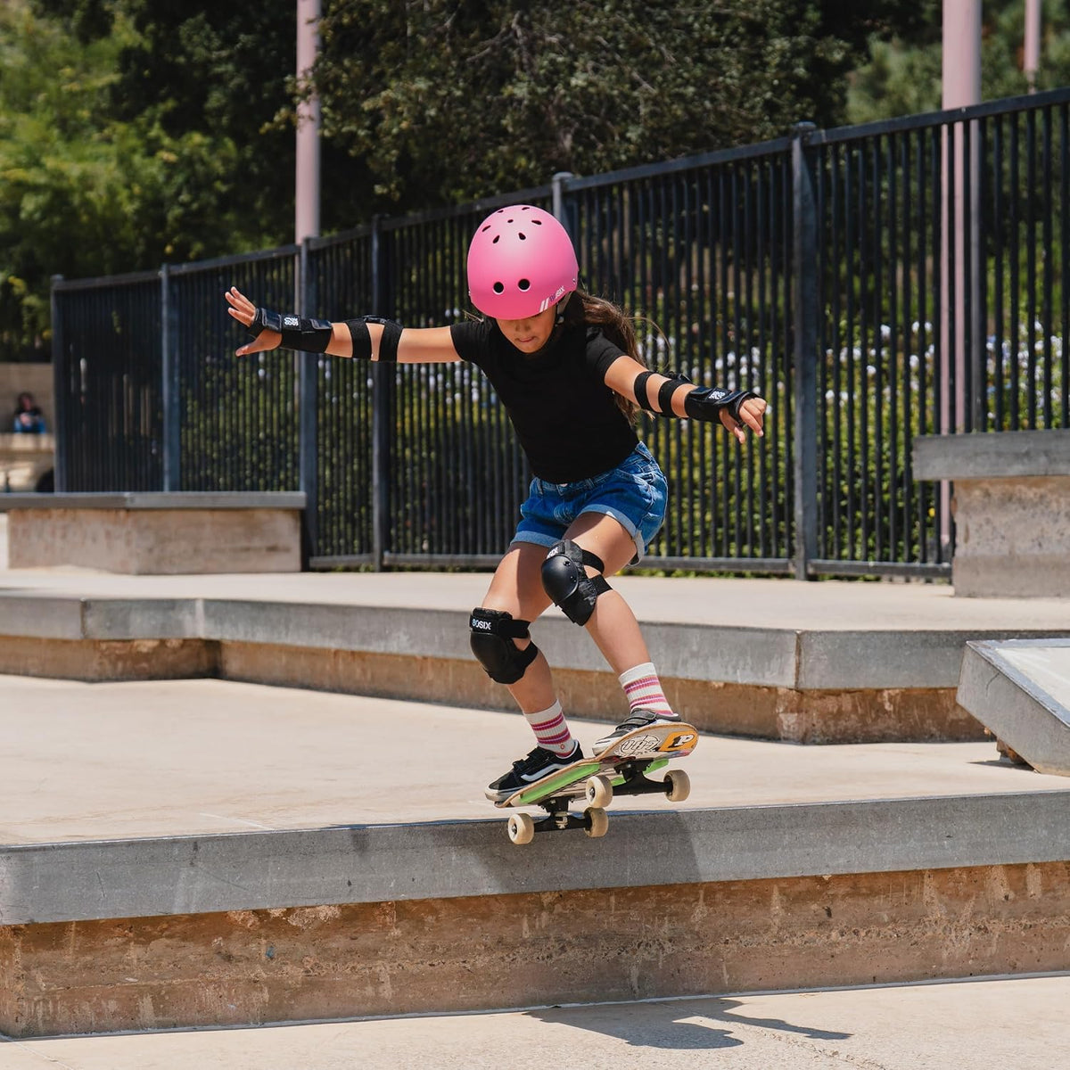 80SIX Multi-Sport Pad Set– Protective Gear for Skateboarding, Biking, Roller Skating, and Scooter