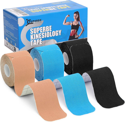 Kinesiology Tape Precut Strips K Tape Rolls for Muscle Support