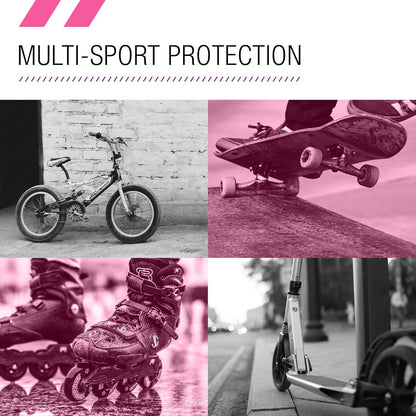 80SIX Multi-Sport Pad Set– Protective Gear for Skateboarding, Biking, Roller Skating, and Scooter